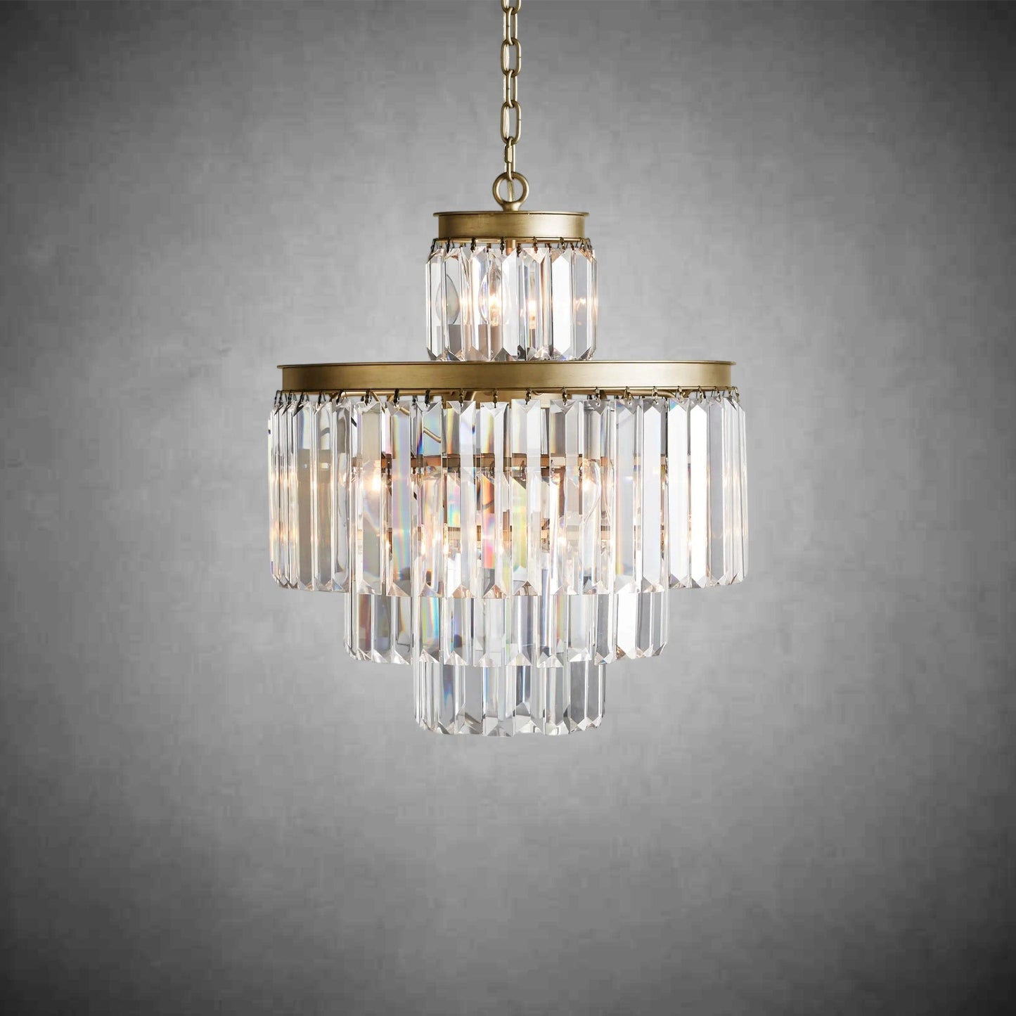Leyland Tiered Round Chandelier Lighting - GILDLAMPS