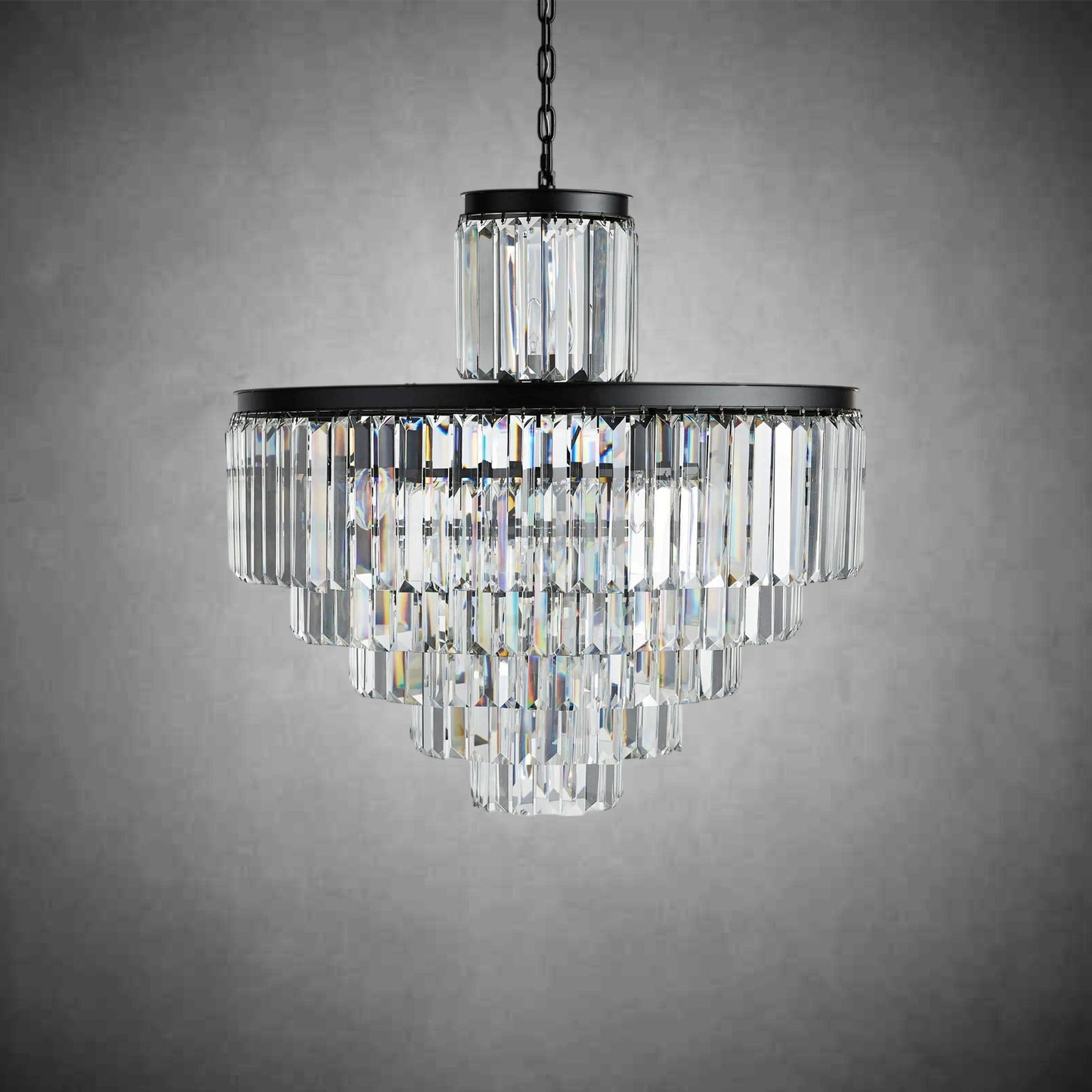 Leyland Tiered Round Chandelier Lighting - GILDLAMPS