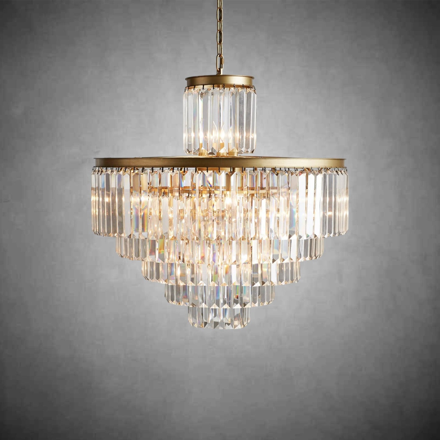 Leyland Tiered Round Chandelier Lighting - GILDLAMPS