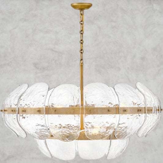 Lillia 9 - Light Steel Dimmable Chandelier - GILDLAMPS