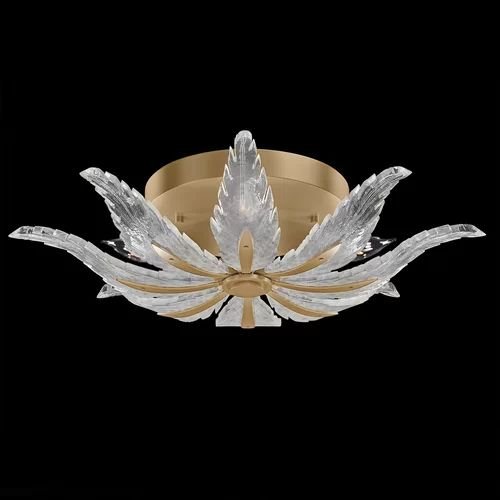 Lily Round Ceiling Wall Sconce 28"D - GILDLAMPS
