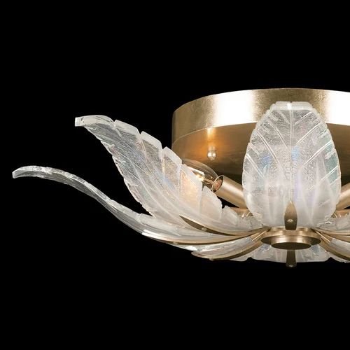 Lily Round Ceiling Wall Sconce 28"D - GILDLAMPS