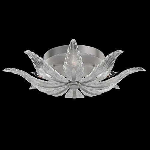 Lily Round Ceiling Wall Sconce 28"D - GILDLAMPS