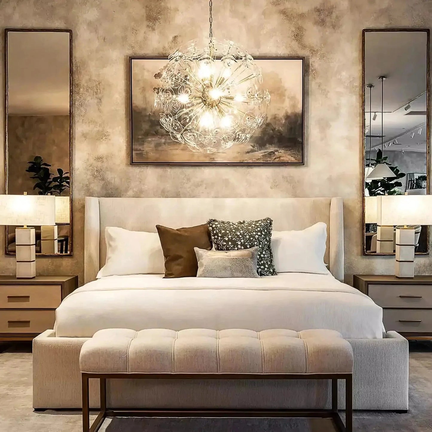 Lily Round Chandelier 8/10/19 Light - GILDLAMPS