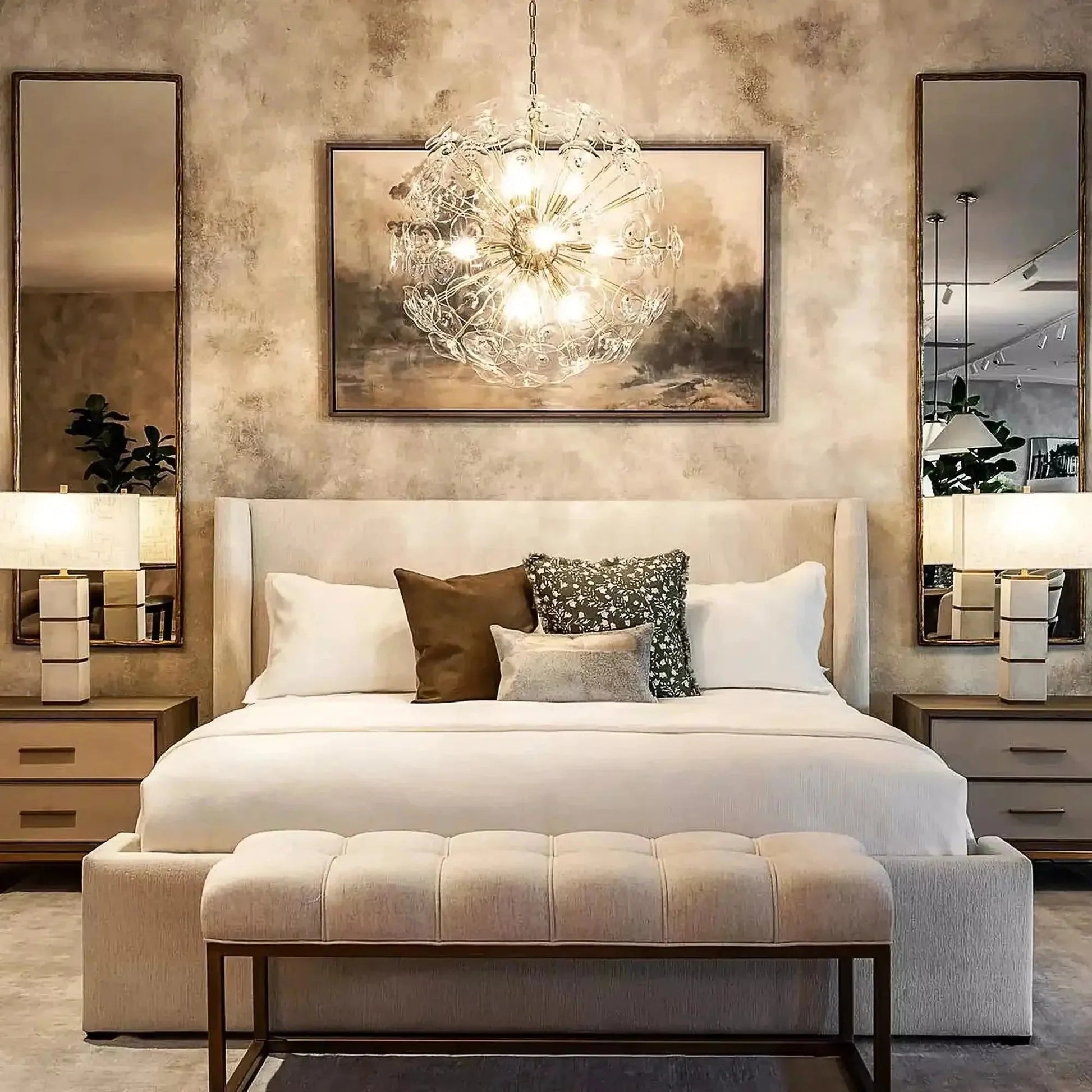 Lily Round Chandelier 8/10/19 Light - GILDLAMPS