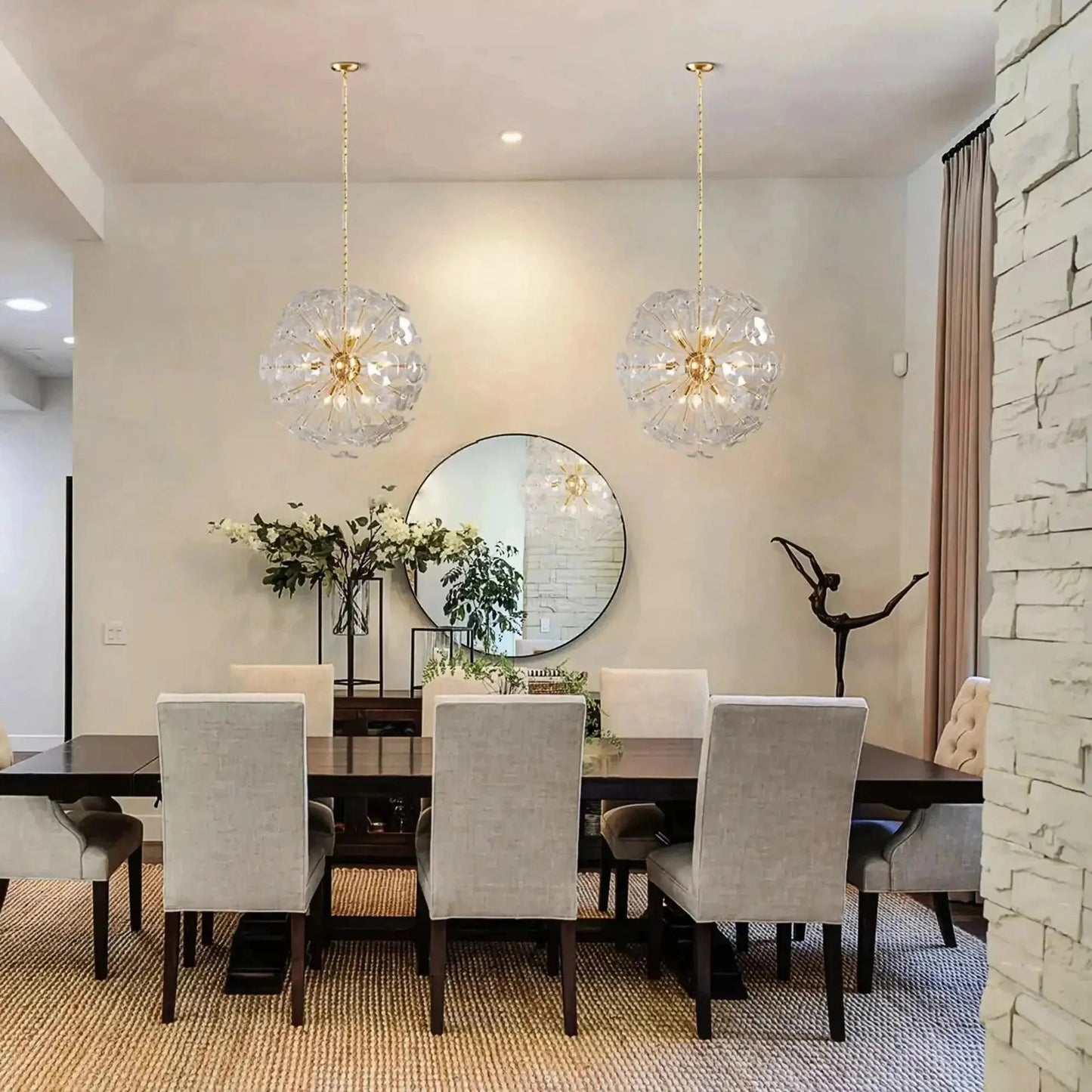 Lily Round Chandelier 8/10/19 Light - GILDLAMPS