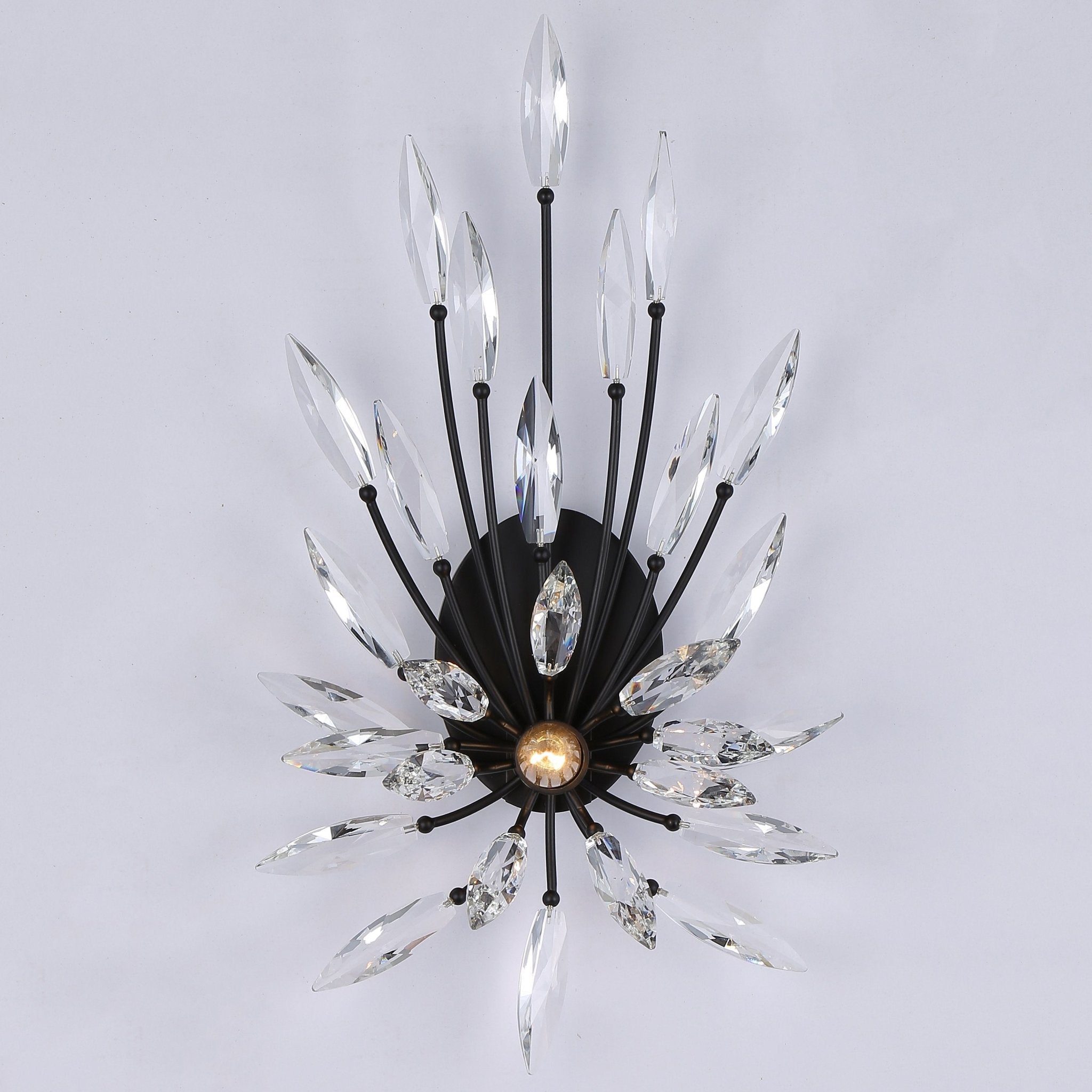 Lily Starburst Crystal Sputnik Wall Sconce - GILDLAMPS