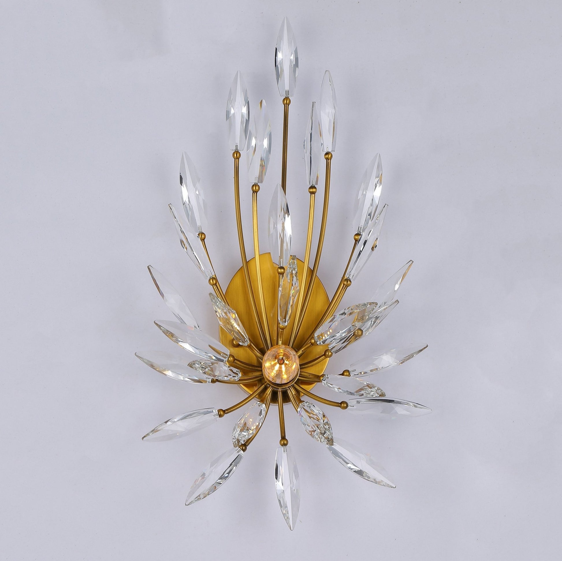 Lily Starburst Crystal Sputnik Wall Sconce - GILDLAMPS