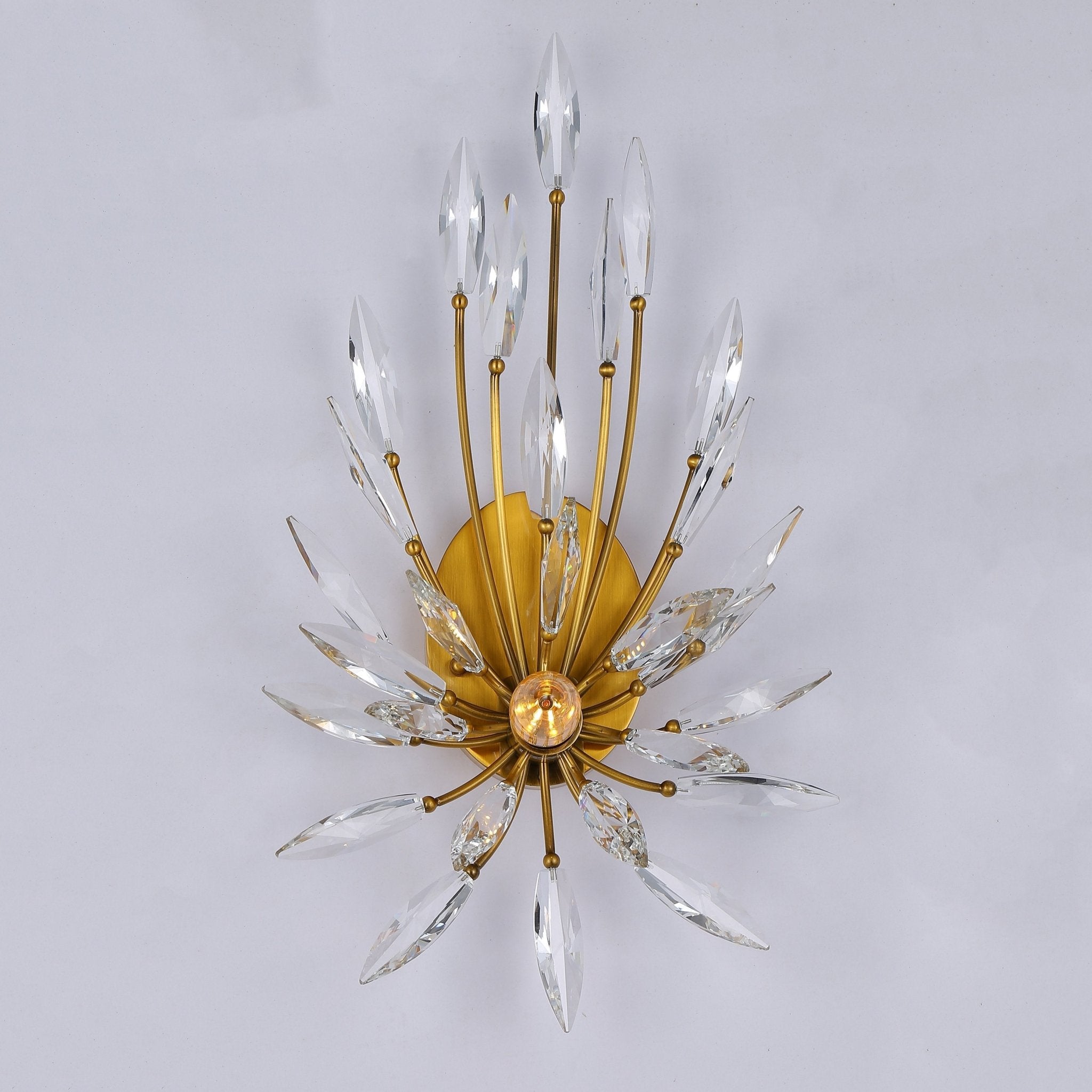 Lily Starburst Crystal Sputnik Wall Sconce - GILDLAMPS