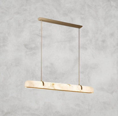 Linear Alabaster Chandelier 35.4 inch, 59.1 inch