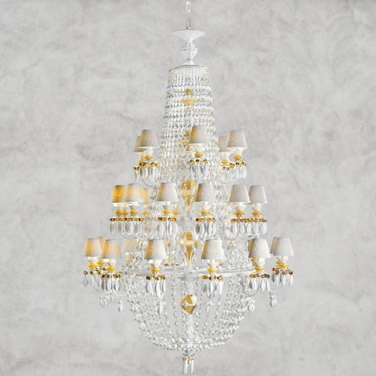 Lladro Winter Palace 30 - Lights Chandelier - GILDLAMPS