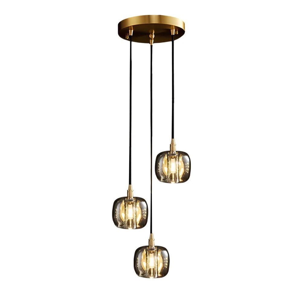 Long Spiral Cubes Crystal Chandelier for Staircase - GILDLAMPS