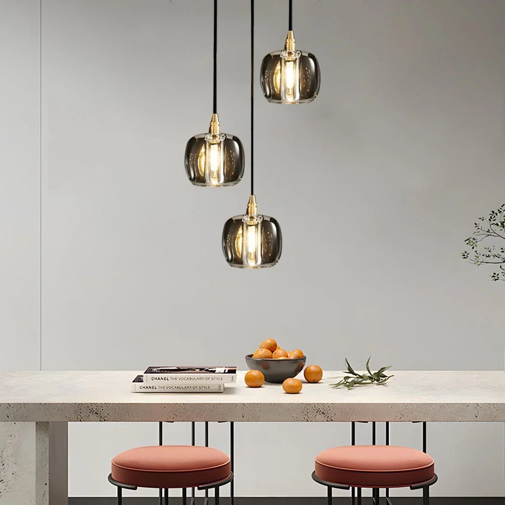 Long Spiral Cubes Crystal Chandelier for Staircase - GILDLAMPS