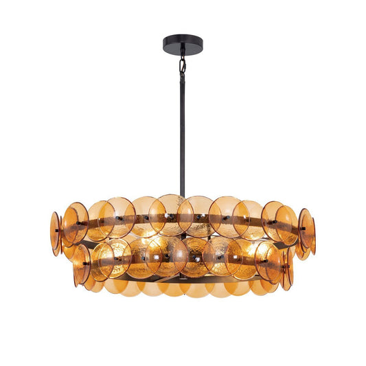 Loren Glass Chandelier - GILDLAMPS
