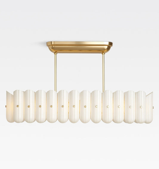 Lorna LED Linear Chandelier 55" - GILDLAMPS