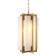 Lugano Modern Brass Alabaster Chandelier - (Antique Brass Finish | Alabaster) - GILDLAMPS