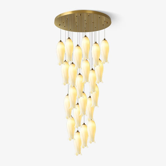 Luma Flora Stairs Chandelier - GILDLAMPS