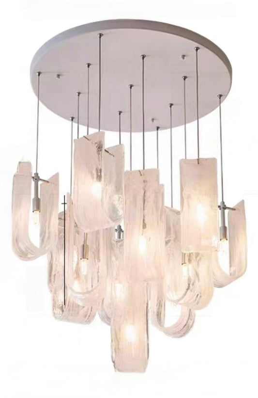 Luminous Waves Chandelier by Aurorae Lighting - GILDLAMPS