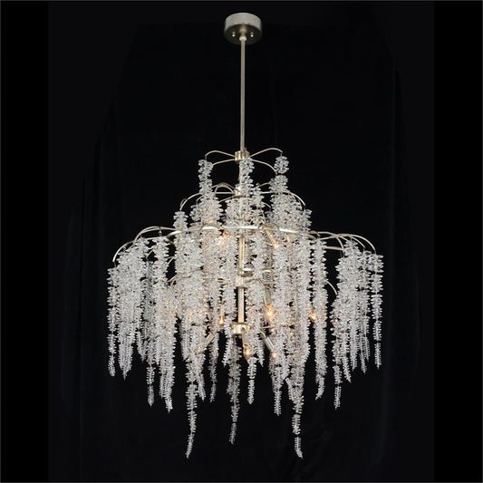 Lunavire Cascading Crystal Twelve - Light Chandelier - GILDLAMPS