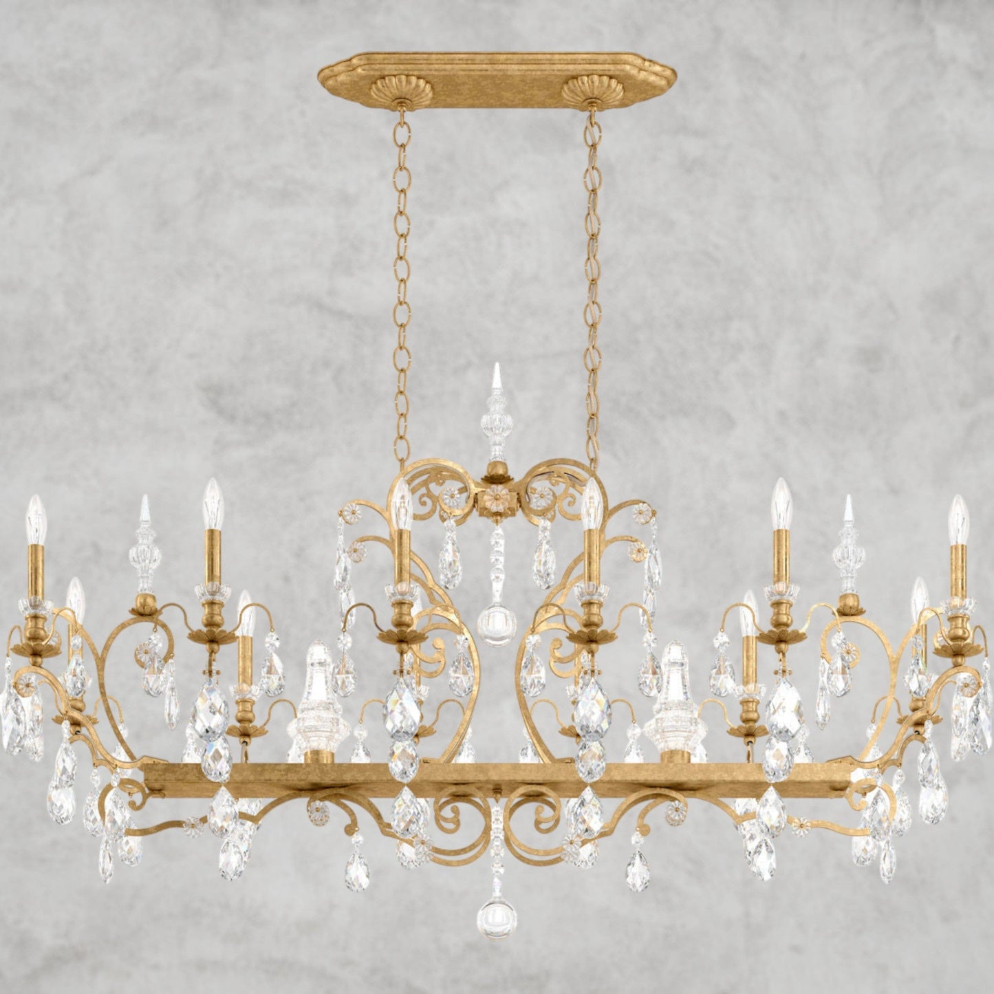 Lustre en cristal Renaissance 56 inch
