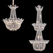 Luxury Empire Branch Crystal Chandelier Pendant Light for Entryway and Foyer - GILDLAMPS