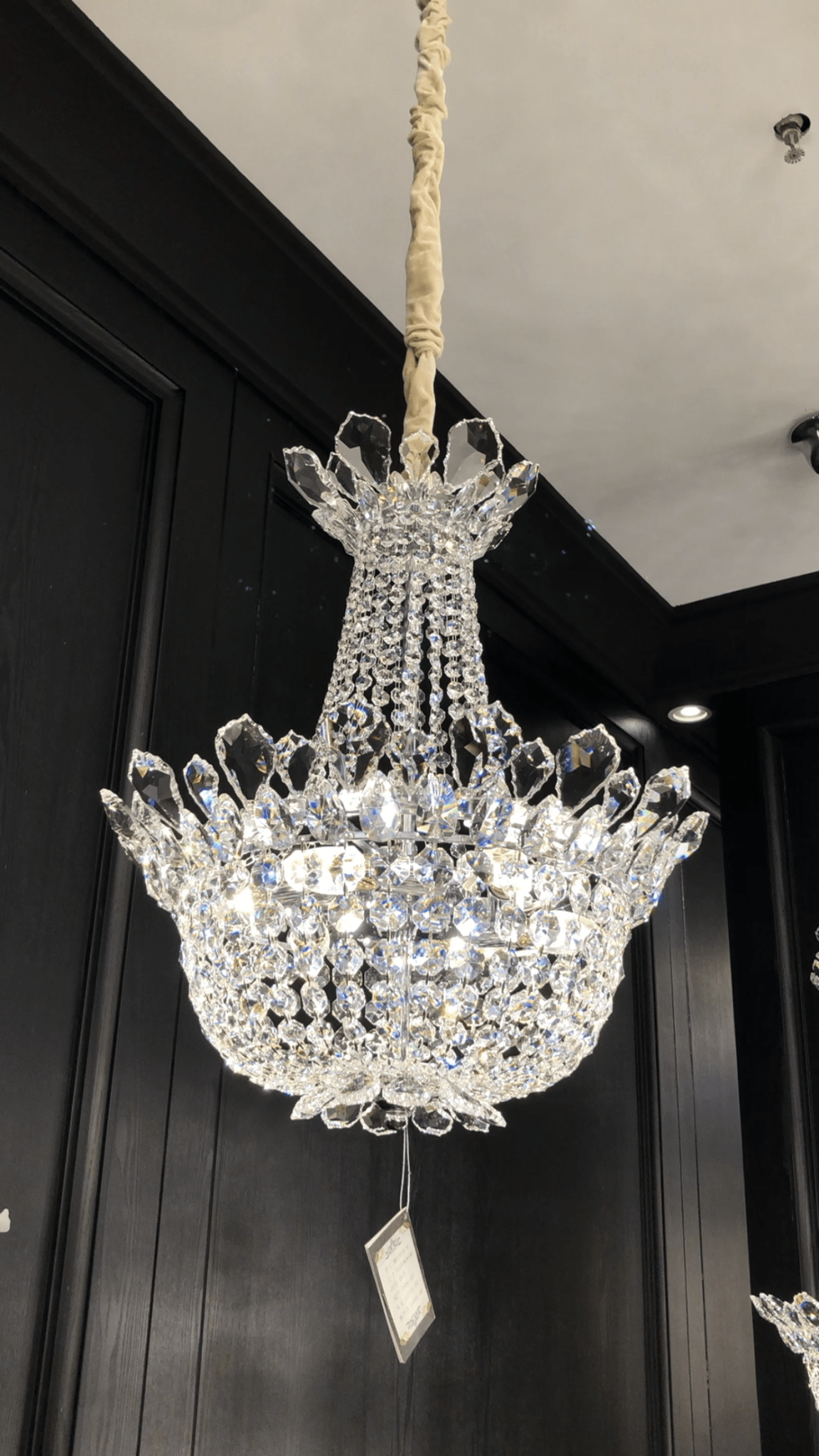 Luxury Empire Branch Crystal Chandelier Pendant Light for Entryway and Foyer - GILDLAMPS