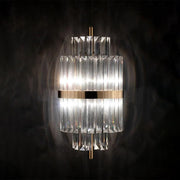 Luxury Hallway Crystal Wall Sconce 28.35" H - GILDLAMPS