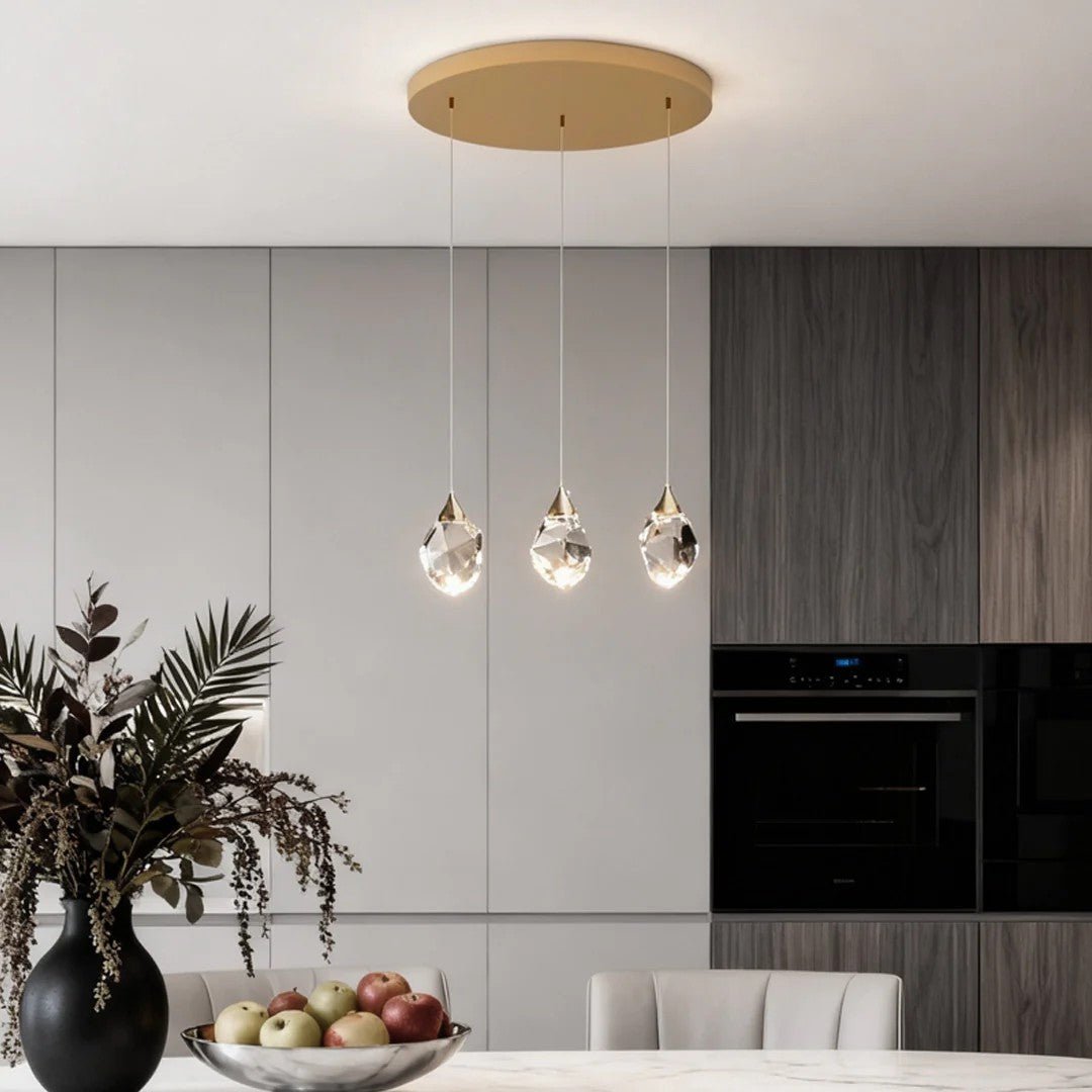 Luxury Staircase Chandelier Modern Spiral Crystal High Ceiling Light - GILDLAMPS