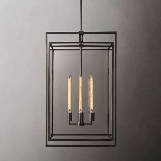 Lykke Glass Lantern Modern Pendant - GILDLAMPS