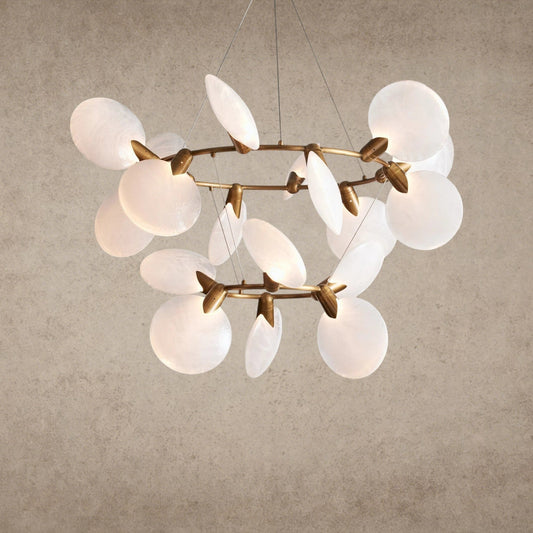 Lyla 2 - Tier Round Chandelier - GILDLAMPS