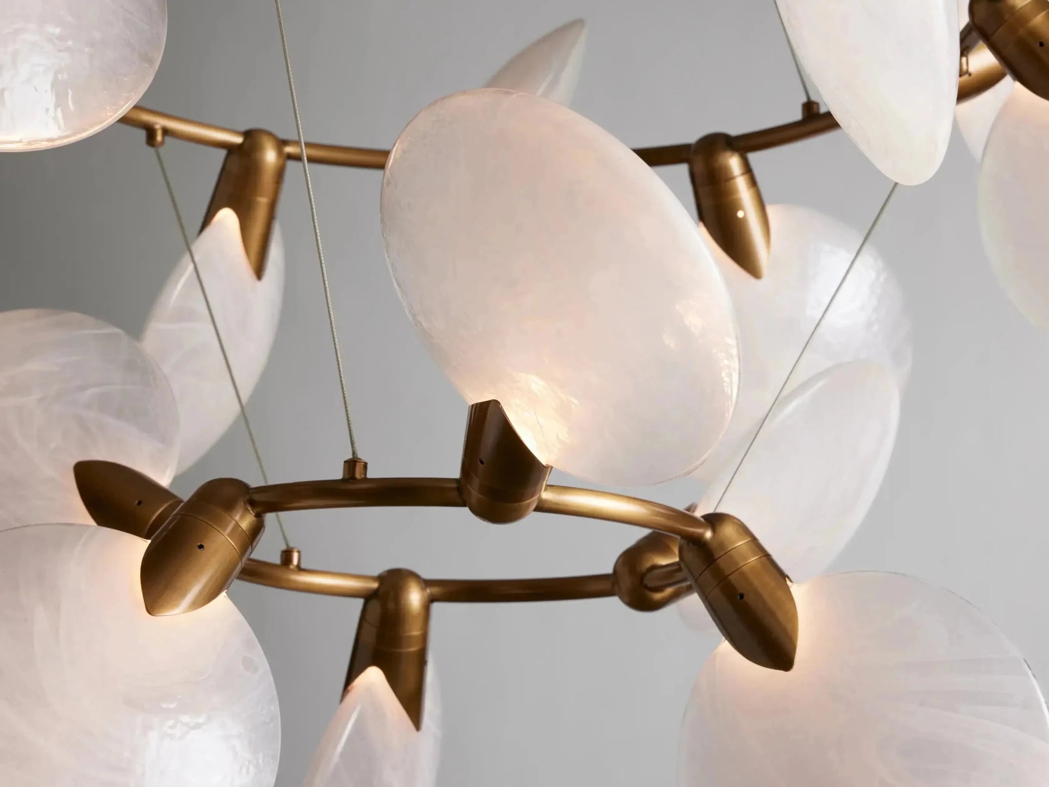 Lyla 2-Tiered Halo Chandelier - GILDLAMPS