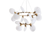 Lyla 2-Tiered Halo Chandelier - GILDLAMPS