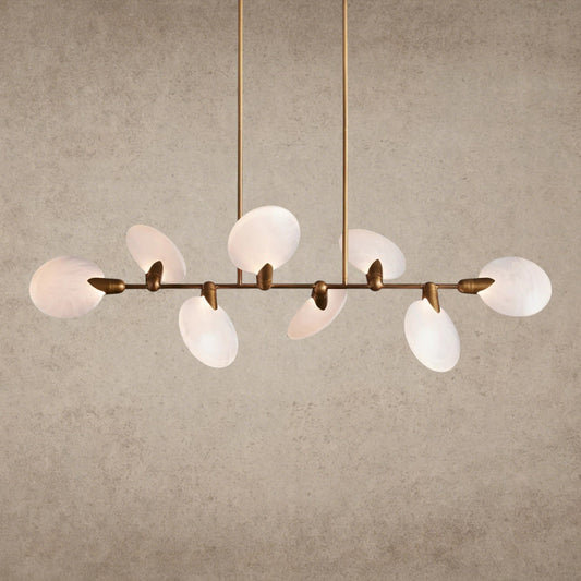 Lyla Linear Chandelier 62 inch, 74 inch - GILDLAMPS