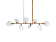 Lyla Linear Chandelier 62''74'' - GILDLAMPS