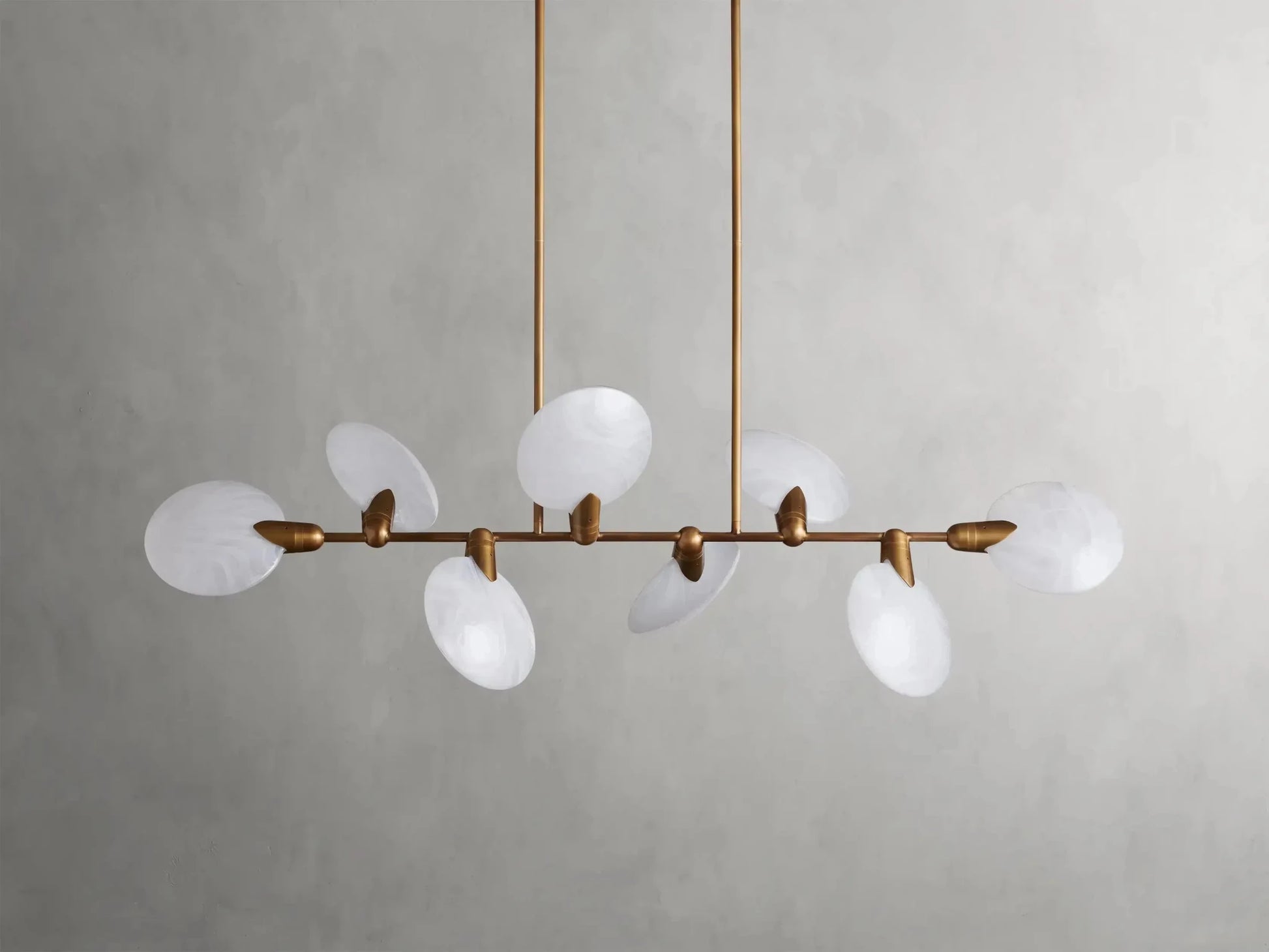 Lyla Linear Chandelier 62''74'' - GILDLAMPS