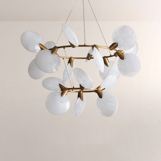 Lylo Floating Disc Chandelier - GILDLAMPS
