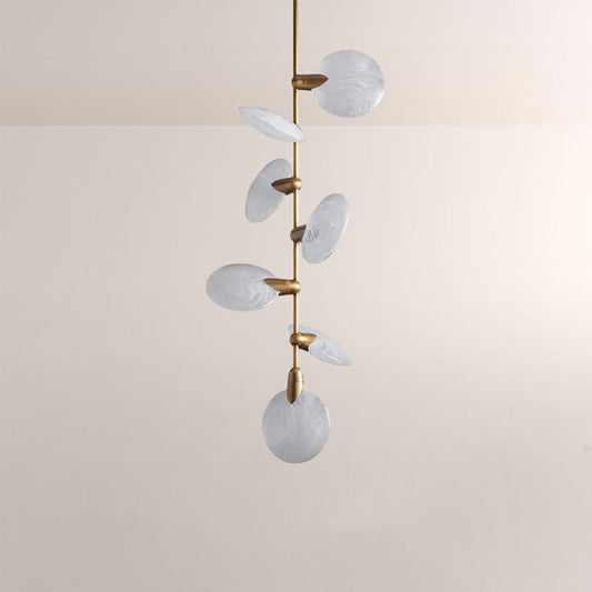 Lylo Nautilus Glass Disc Pendant - GILDLAMPS