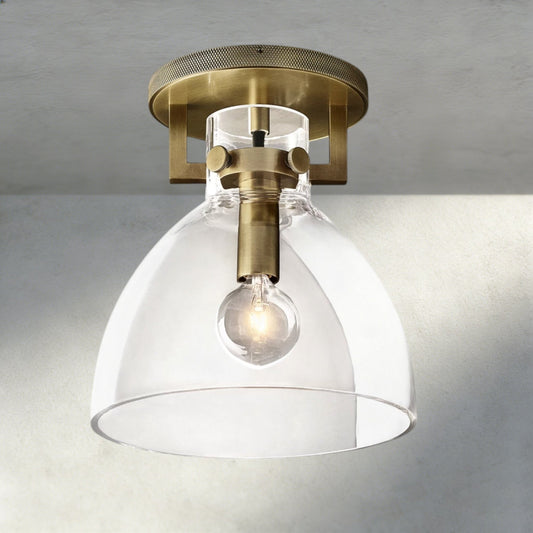 Machunst Glass Cloche Flushmount - GILDLAMPS