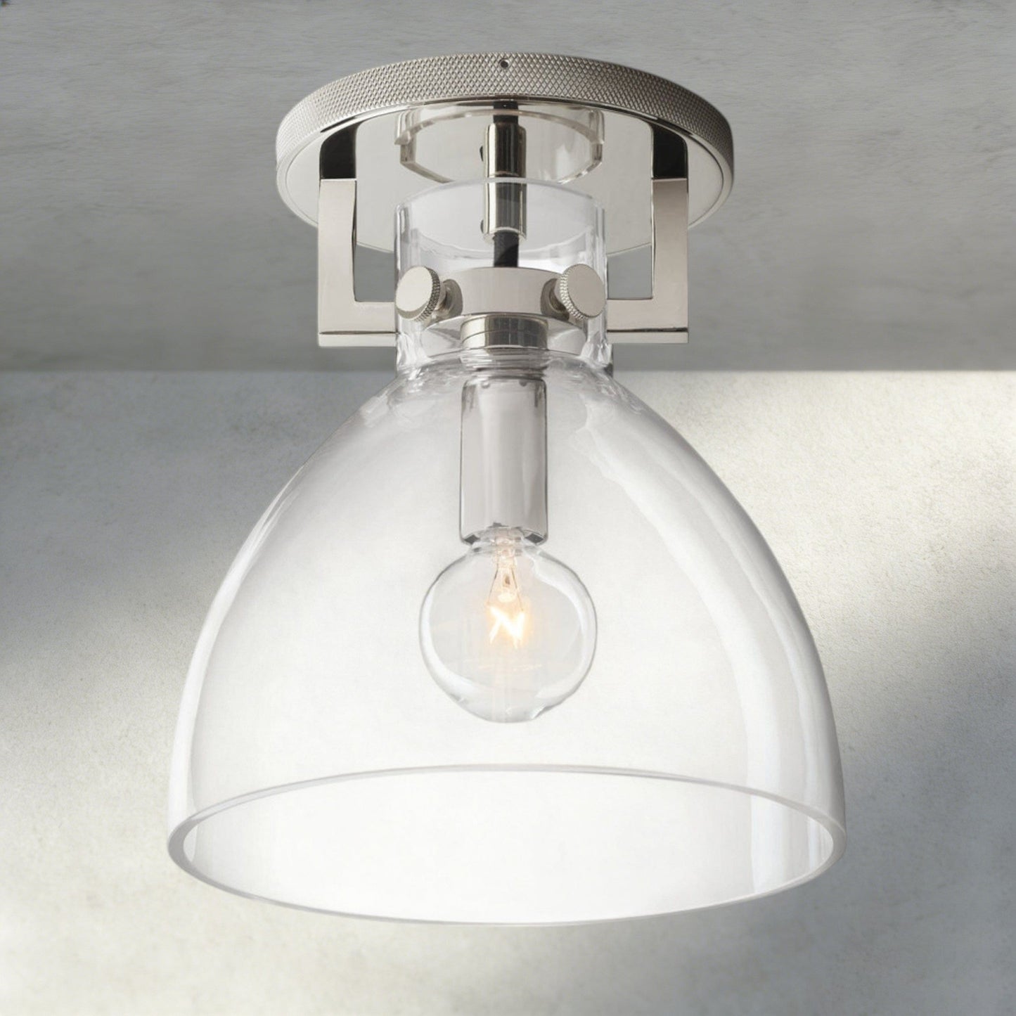 Machunst Glass Cloche Flushmount - GILDLAMPS