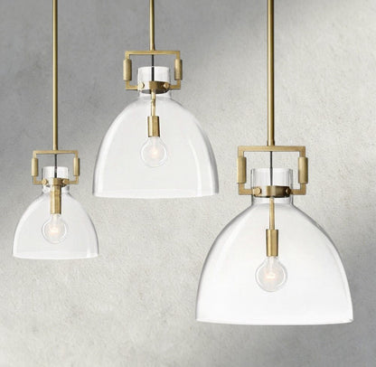 Machunst Glass Cloche Pendant 10", 14", 18" - GILDLAMPS