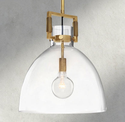 Machunst Glass Cloche Pendant 10", 14", 18" - GILDLAMPS