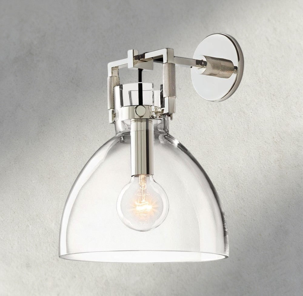 MACHUNST GLASS CLOCHE SCONCE 8", 10" - GILDLAMPS