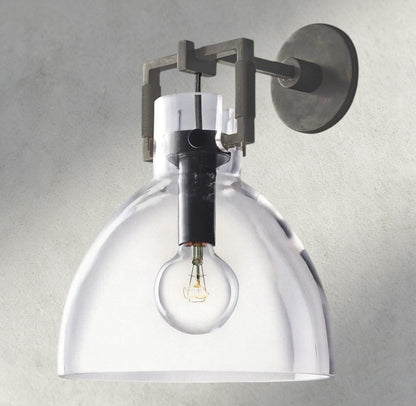 MACHUNST GLASS CLOCHE SCONCE 8", 10" - GILDLAMPS