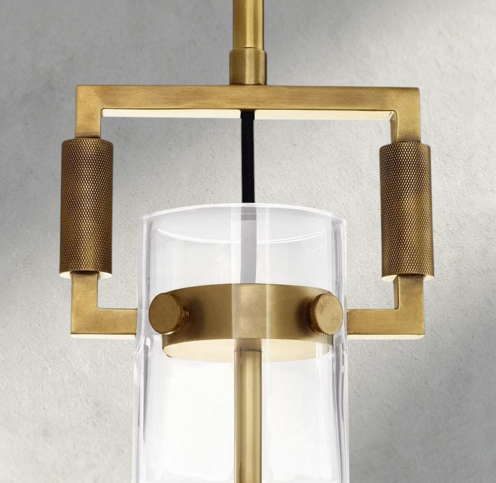 Machunst Glass Cylinder Pendant 12", 22" - GILDLAMPS