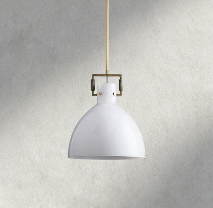 MACHUNST MILK GLASS CLOCHE PENDANT 10", 14", 18" - GILDLAMPS