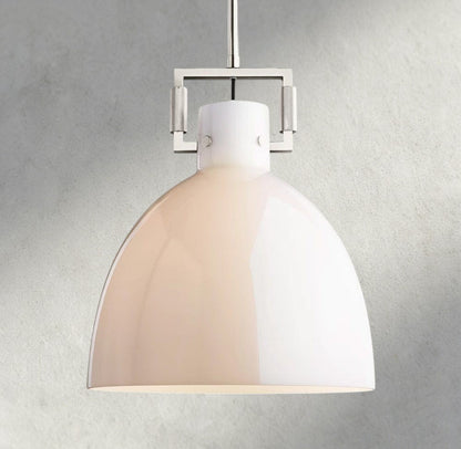 MACHUNST MILK GLASS CLOCHE PENDANT 10", 14", 18" - GILDLAMPS