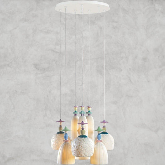 Madeaoiselle 9 - Lights Seaside Chandelier - GILDLAMPS