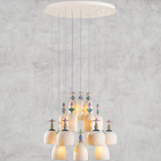 Mademoiselle 24 - Lights Blossoms Chandelier - GILDLAMPS