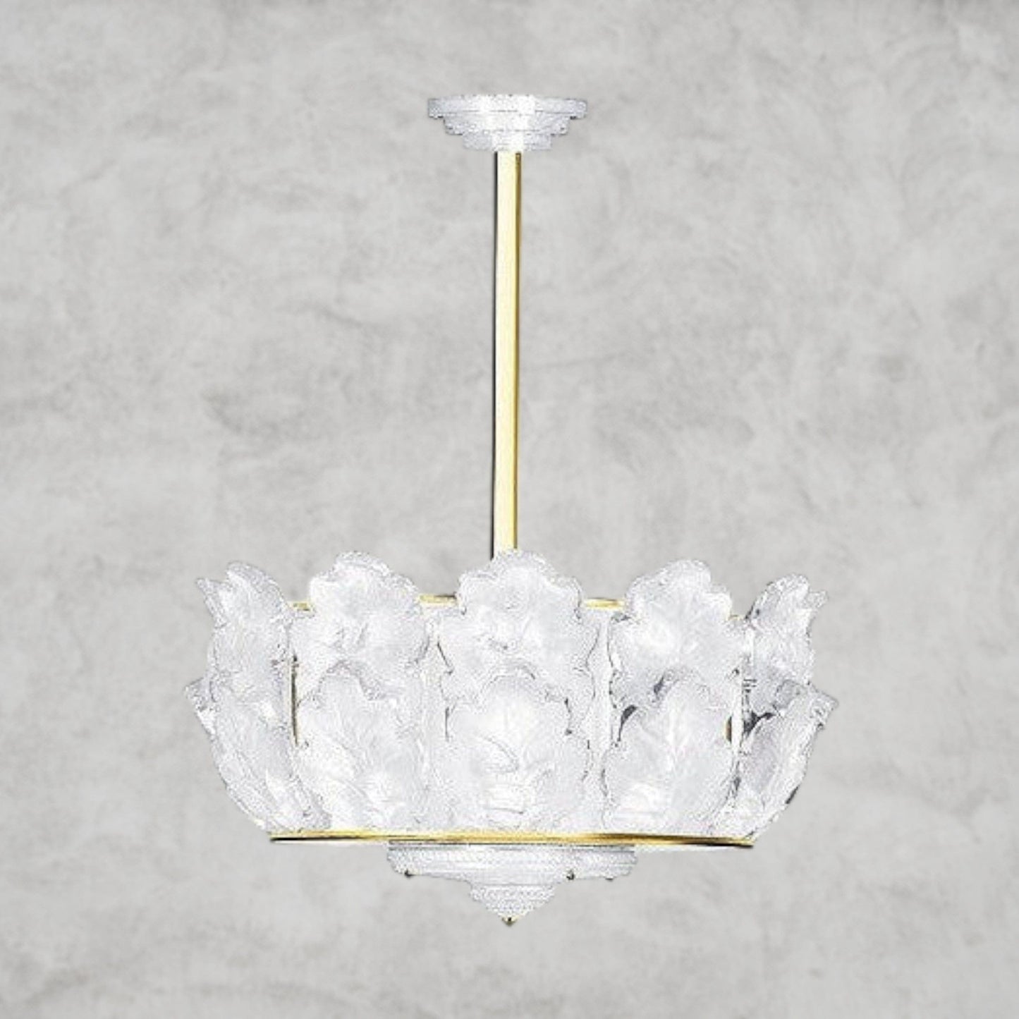 Maple Leaf Crystal Chandelier