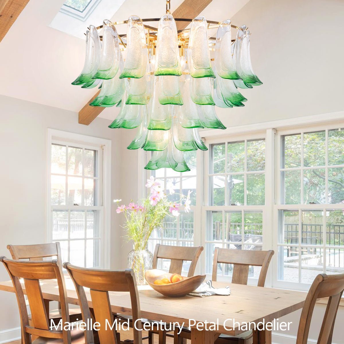 Marielle Mid Century Petal Chandelier - GILDLAMPS